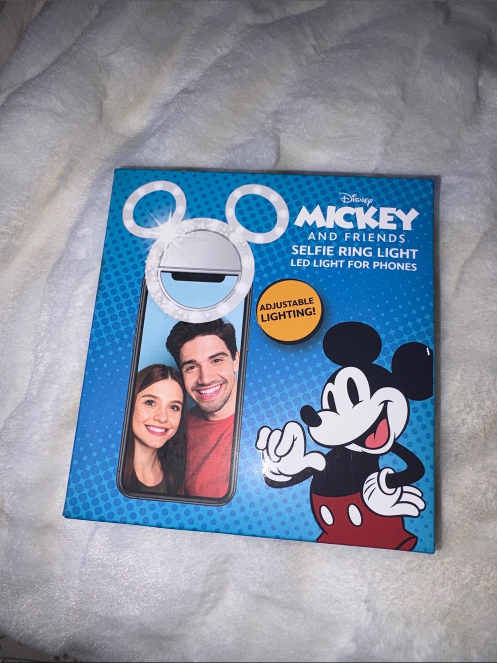 Disney Mickey & Friends Selfie Ring Light - Blue, White, Black